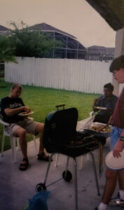 Students grilling