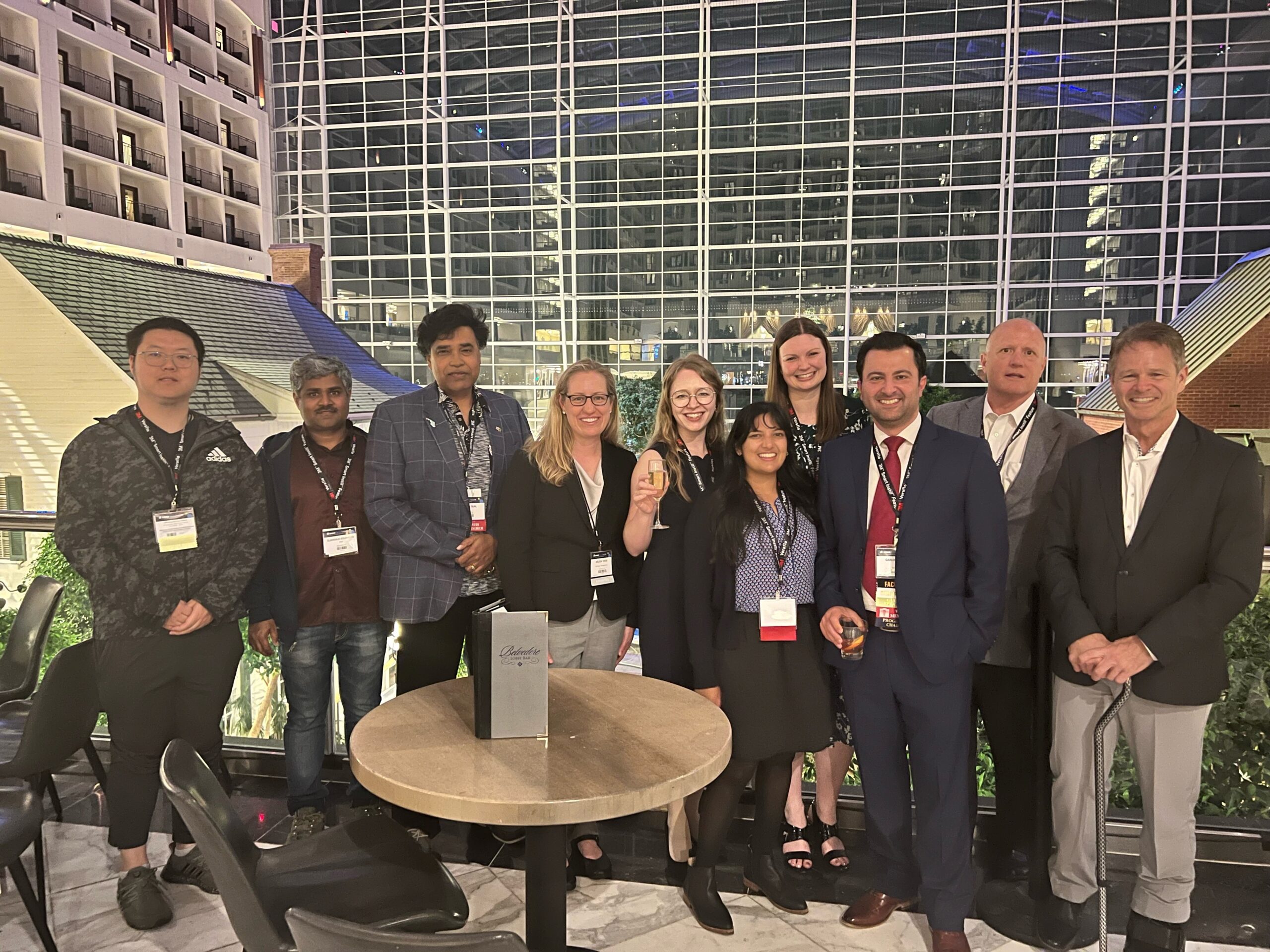 group of researchers at wound healing society meeting