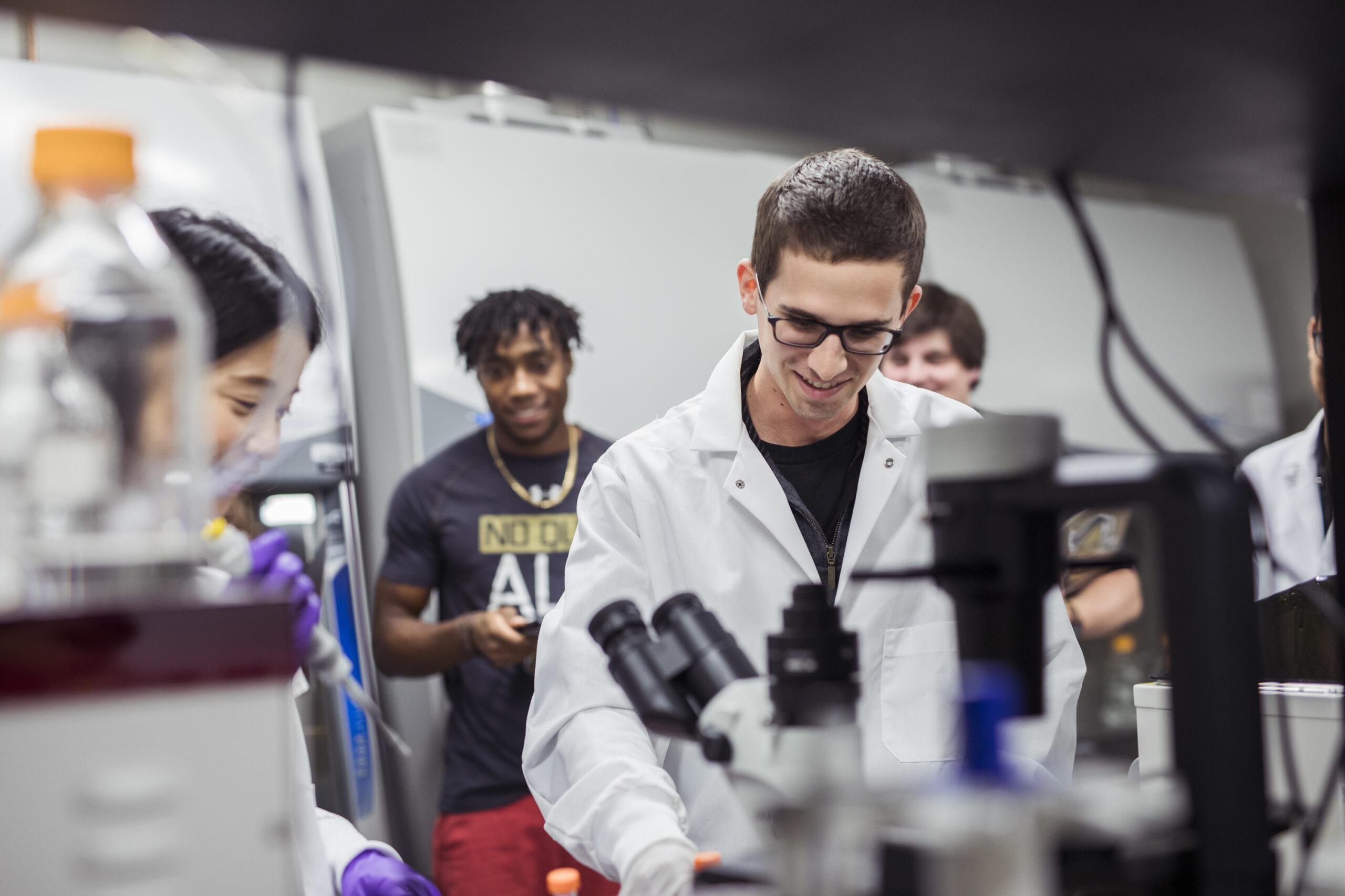 Students in lab